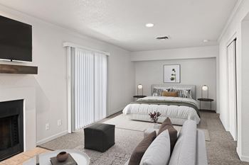 Open bedroom